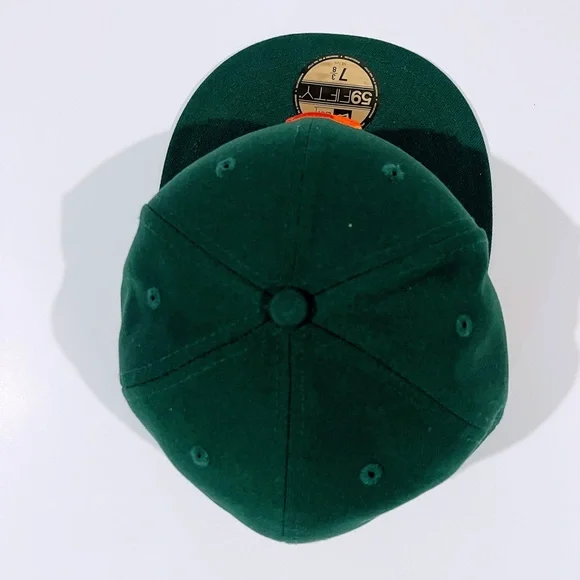 BOSTON RED SOX MLB GREEN AUTUMN COLLECTION Fitted Hat with World Series Patch. - Picture 5 of 10